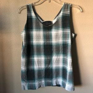 Vintage Plaid Tank Top